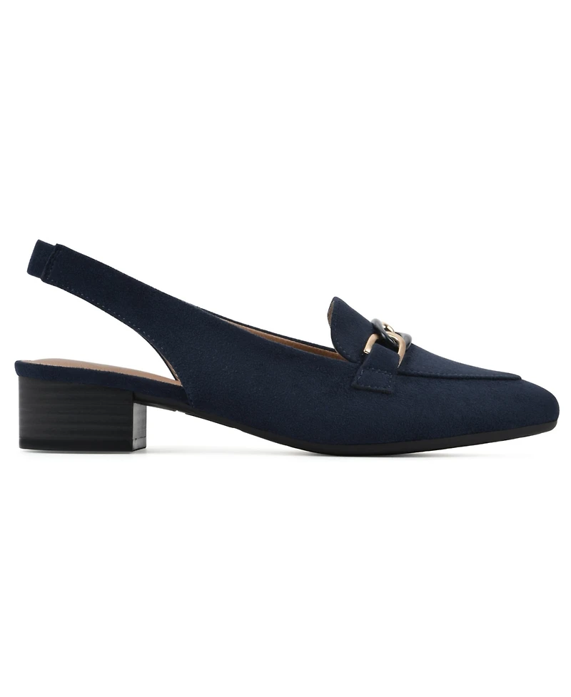 White Mountain Women's Boreal Slingback Loafers