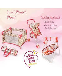 The New York Doll Collection 3-1 Baby Doll Furniture Set