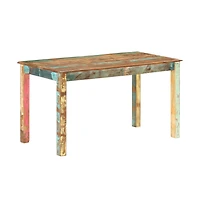 Dining Table Solid Reclaimed Wood 55.1"x27.6"x29.9"