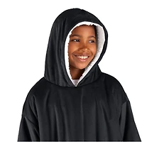 The Bare Homey - Youth Wearable Blanket Sherpa Side Pockets