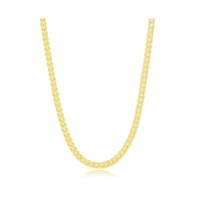 Franco Chain 3mm Sterling Silver or Gold Plated Over Sterling Silver 24" Necklace