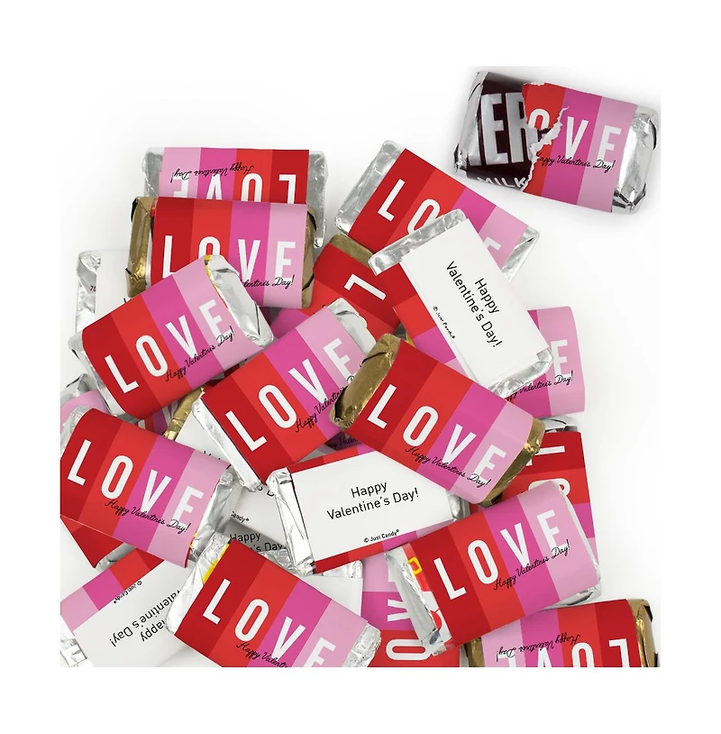 Just Candy Valentine's Day Candy Favors Hershey's Miniatures Chocolate