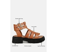 Womens Dewey Chunky Gladiator Sandals