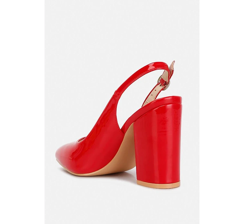 London Rag Dalaney Slingback High Block Sandals Women