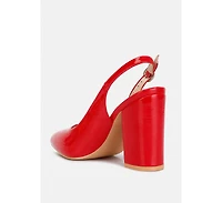 London Rag Dalaney Slingback High Block Sandals Women