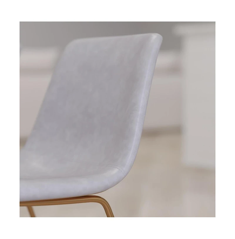 Carrollton 18 Inch Bucket Seat Dining Chairs, Set Of 2