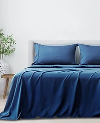 Premium Comforts Rayon from Bamboo Blend Wrinkle Resistant -Pc. Sheet Set