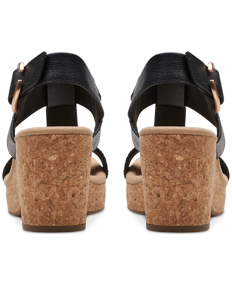 Clarks Giselle Style Wedge Heel Platform Sandals