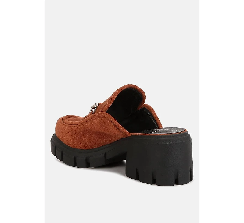Women prosper velvet slip on mules