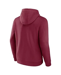 Men's Fanatics Wine Cleveland Cavaliers Primary Logo Pullover Hoodie