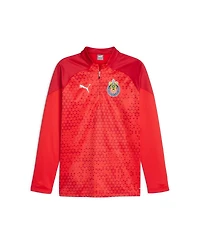 Men's Puma Red Chivas 2023/24 Quarter-Zip Fleece Top