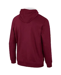 Men's Colosseum Maroon Texas A&M Aggies Half-Zip Hoodie