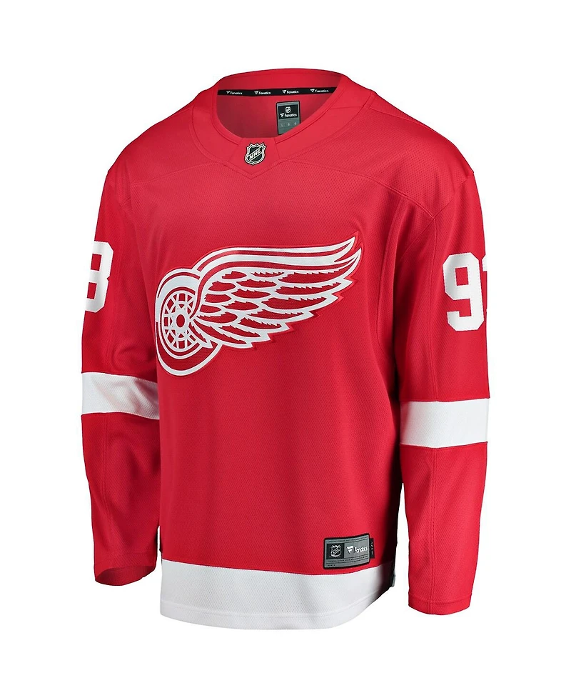 Men's Fanatics Alex DeBrincat Red Detroit Wings Home Premier Breakaway Player Jersey