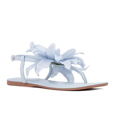 Women's Flower T-Strap Sandal