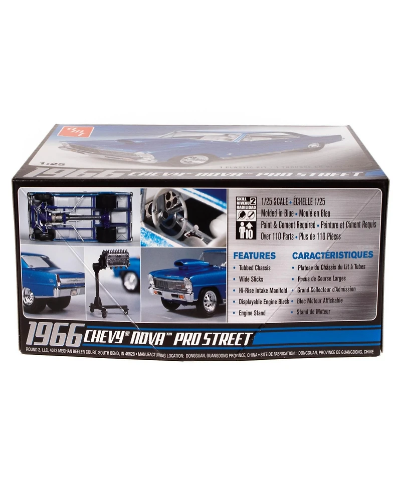 Round 2 1966 Chevy Nova Pro Street Model Kit