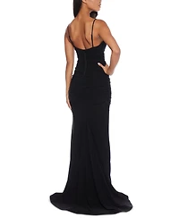 B Darlin Juniors' Sweetheart-Neck Ruched Sleeveless Gown