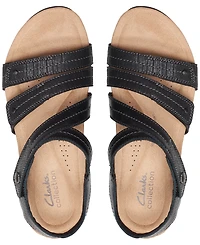 Clarks Women's Calenne Clara Strappy Wedge Sandals