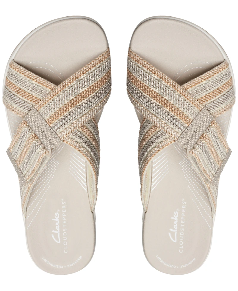 Clarks Women's Cloudsteppers Arla Wave Sandals
