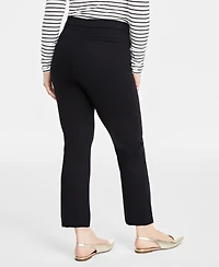 On 34th Women's Ponte-Knit Pull-On Ankle Pants, Regular & Short, Created for Macy's