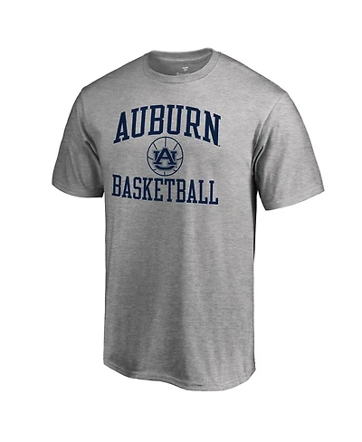 Men's Fanatics Heathered Gray Auburn Tigers In Bounds T-shirt