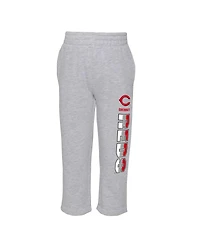 Toddler Boys and Girls Red, Heather Gray Cincinnati Reds Two-Piece Playmaker Set