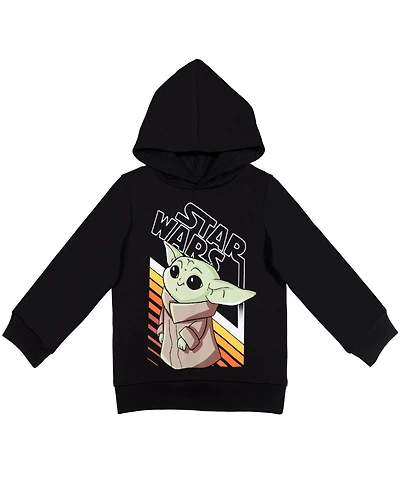 Star Wars Mandalorian The Child Boys Fleece Pullover Long Sleeve Hoodie Toddler| Child