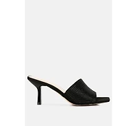 Beatrice Heat Set Mid Heel Sandals