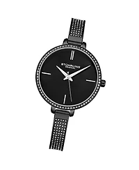 Ladies Quartz Watch Crystal Studded Bezel, Bracelet