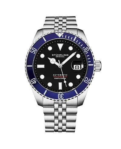Men's Automatic Dive Watch Stainless Steel Case, Jubilee bracelet 20 Atm Water Resistant Seiko NH35 Movement