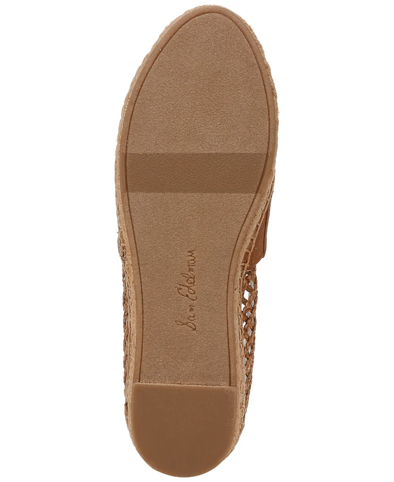 Sam Edelman Women's Khiara Emblem Embellished Espadrille Flats
