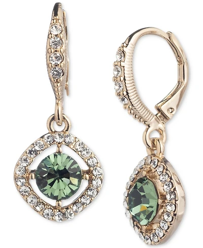 Givenchy Pave & Color Cubic Zirconia Orbital Drop Earrings