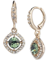 Givenchy Pave & Color Cubic Zirconia Orbital Drop Earrings