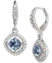 Givenchy Pave & Color Cubic Zirconia Orbital Drop Earrings