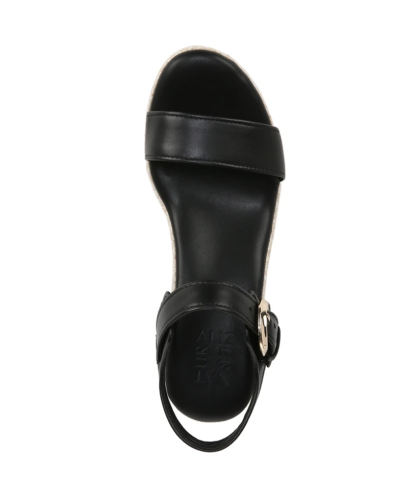 Naturalizer Women's Stella Open Round Toe Wedge Sandals