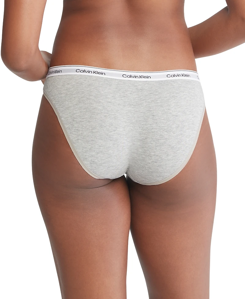 Calvin Klein Women's Modern Logo 3-Pack Bikini Underwear QD5207