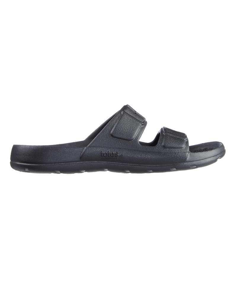 Totes Little and Big Kids Ara Molded Double Buckle Slide Sandals
