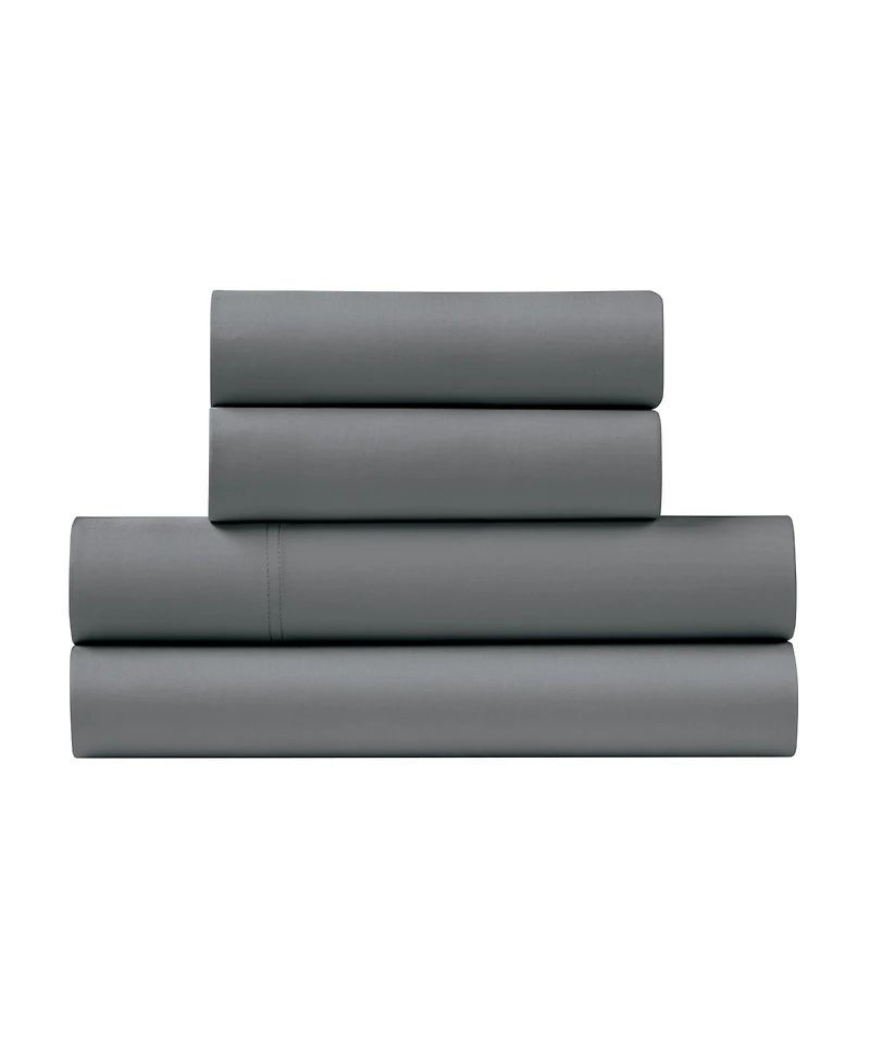 Ella Jayne Percale Cool and Crisp 300 Thread Count 100% Cotton -Pc. Sheet Set