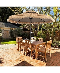 10 Feet Hawaiian Style Thatched Tiki Patio Umbrella for Beach and Poolside