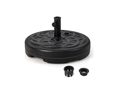 22 Inch Fillable Heavy-Duty Round Patio Umbrella Base Stand