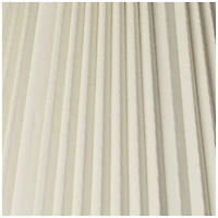 Springcrest Eggshell Pleated Large Empire Lamp Shade 9" Top x 17" Bottom x 11.75" High x 12.25" Slant (Spider) Replacement with Ha