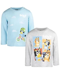 Bluey Kids 2 Pack Long Sleeve Graphic T-Shirt