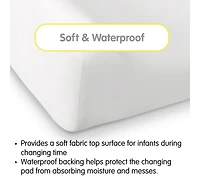 BreathableBaby Waterproof Cover, For 32" x 16" Changing Pad (2-Pack))