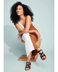 Toms Women's Sloane Strappy Side-Buckle Flat Sandals