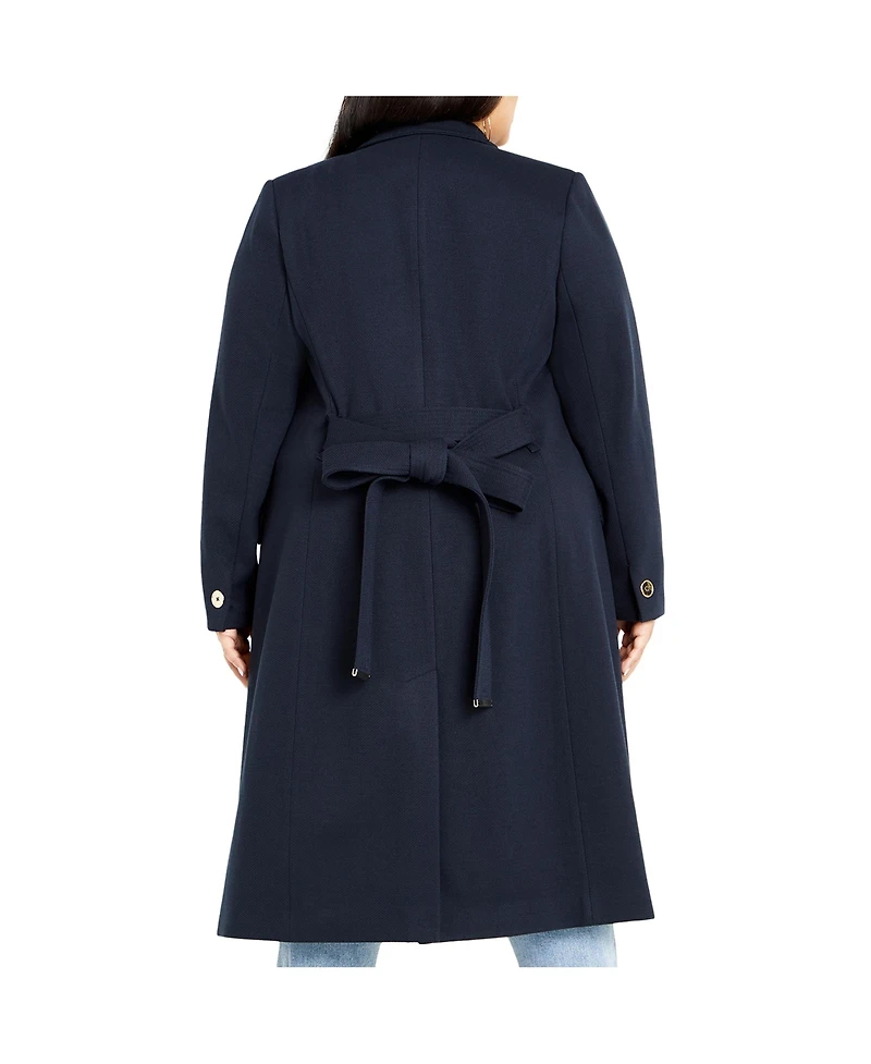 City Chic Plus Mia Coat