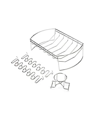 Cuisinart 4-in-1 Bbq Basket and Drumstick Rack