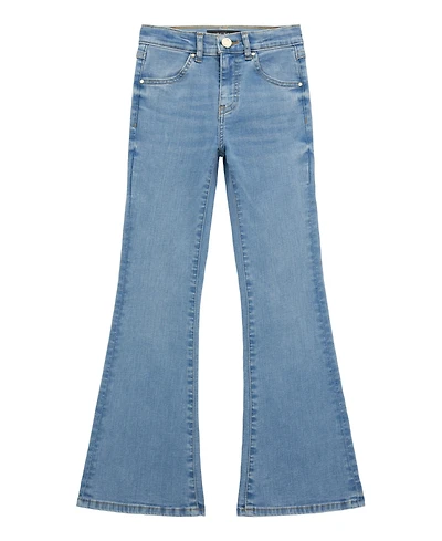 Big Girls Stretch Denim 5 Pocket Flare Leg Jeans