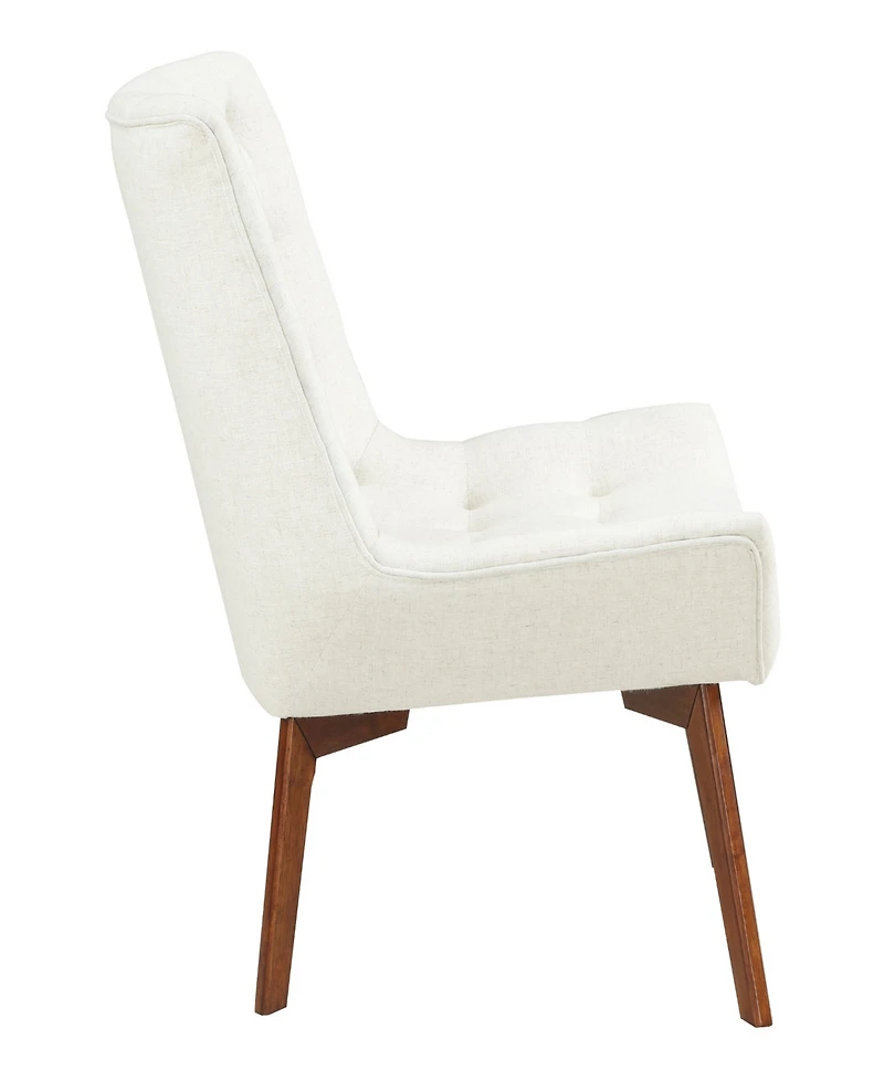 Office Star 33.5" Wood, Fabric Shelly Tufted Chair