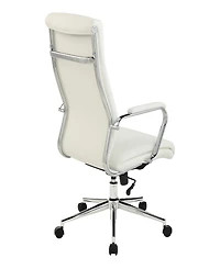 Office Star 48" Fabric, Chrome High Back Manager's Chair
