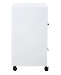 Office Star 26.75" 2 Drawer Mobile Locking Metal File Cabinet
