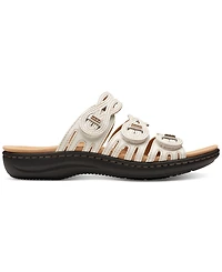 Clarks Laurieann Ruby Scalloped Strap Slide Sandals
